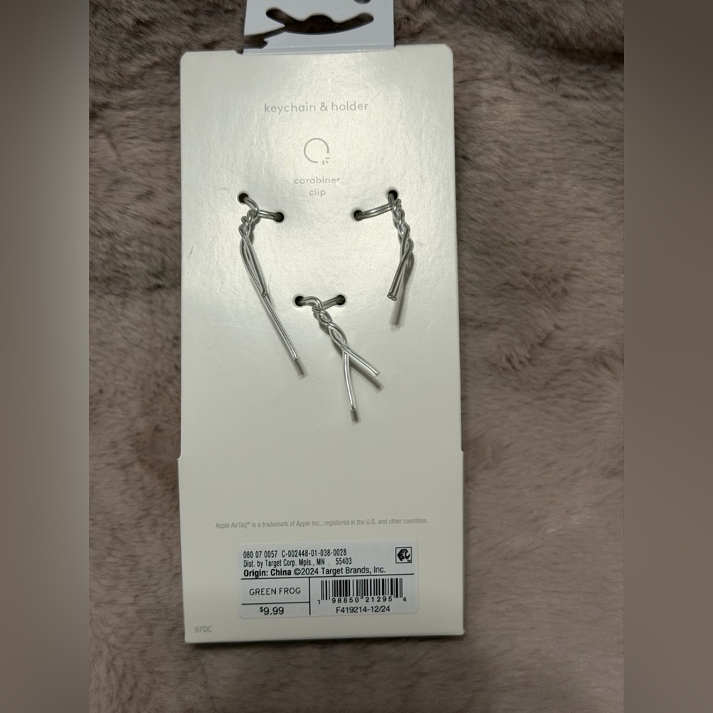 Target Silver-Tone Keychain Charms Pack - Picture 2 of 2